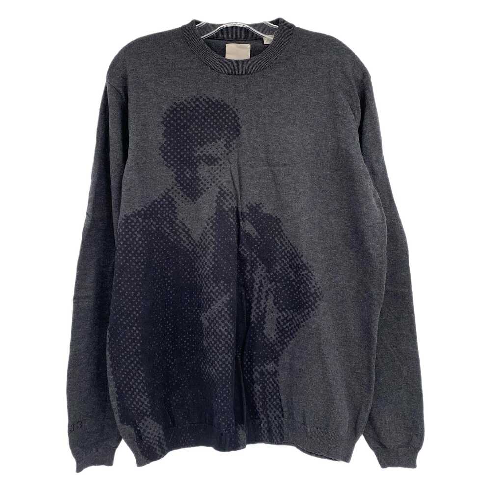 Ashworth Gray Cotton Crewneck Sweater | Men’s Size M